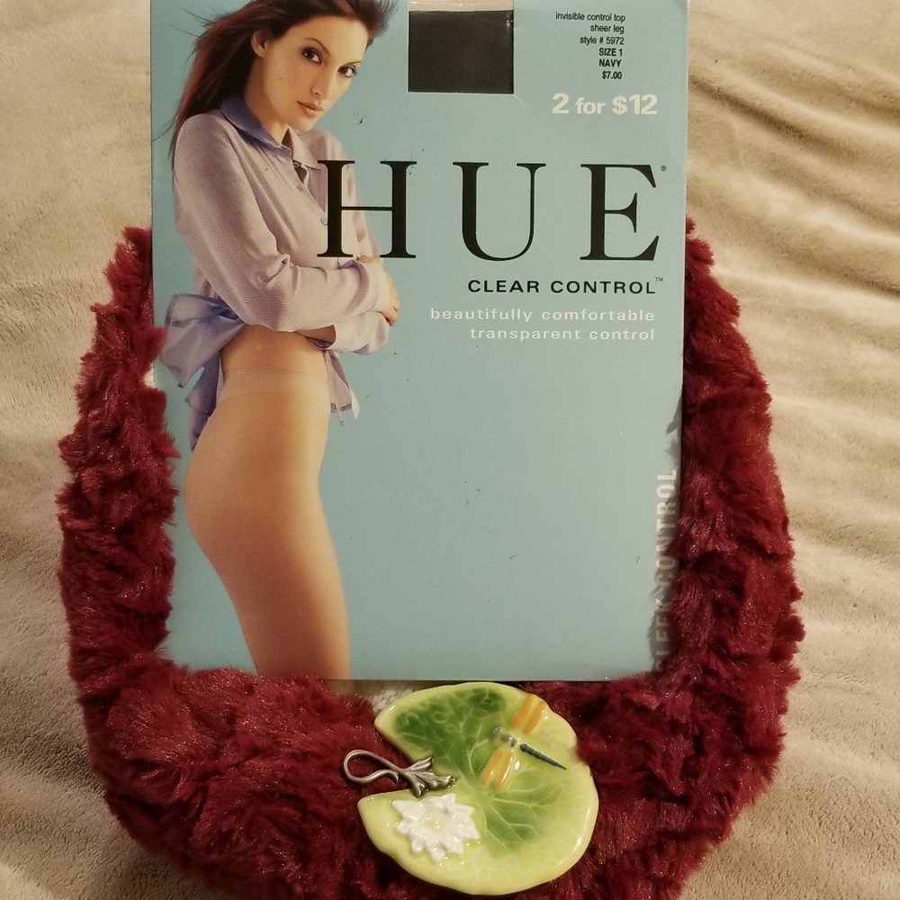 Hue Clear Control Invisible Control Top Navy Sheers Size 1 New With Tag